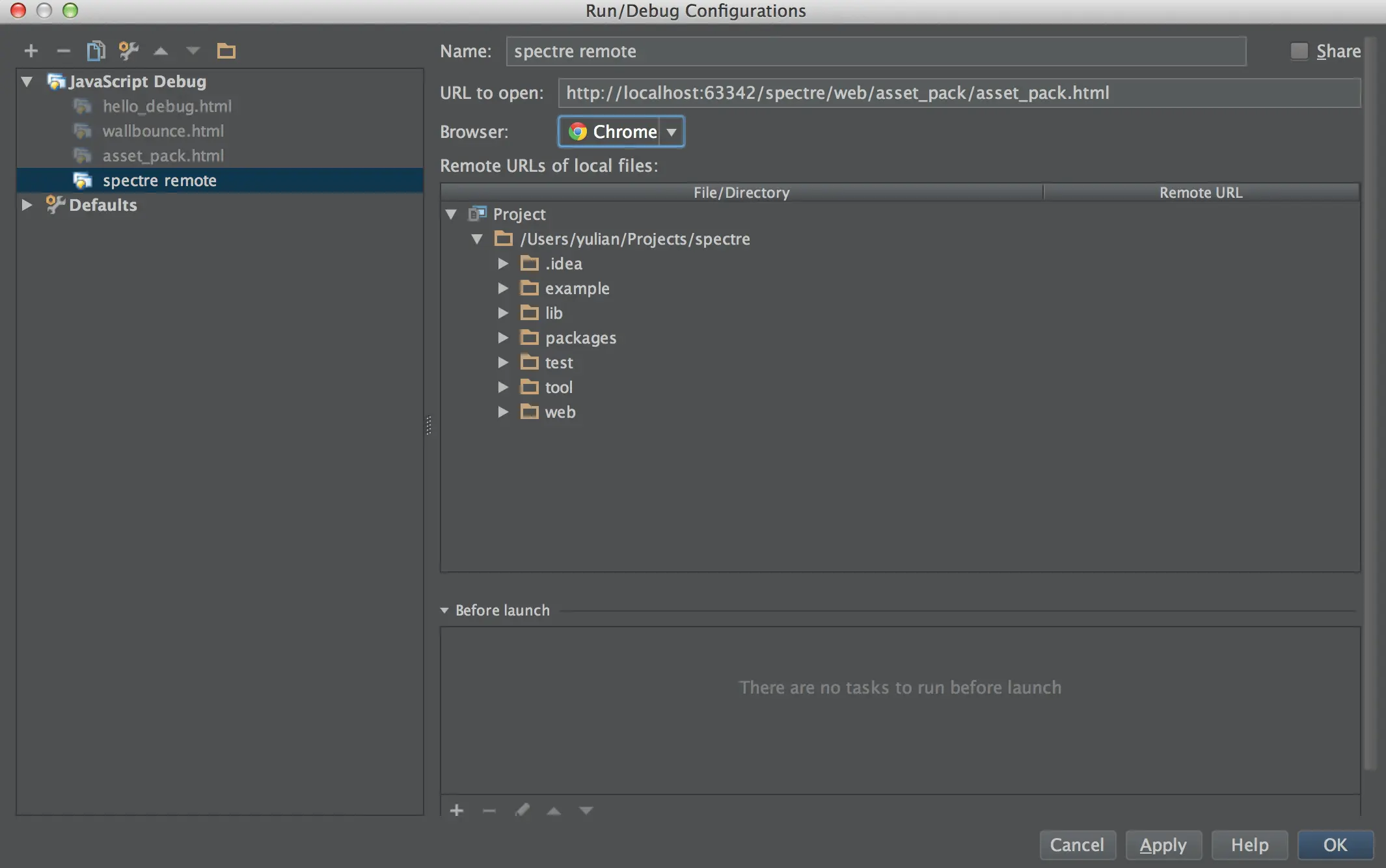 Setting up the remote configuration. Setting up the remote configuration.