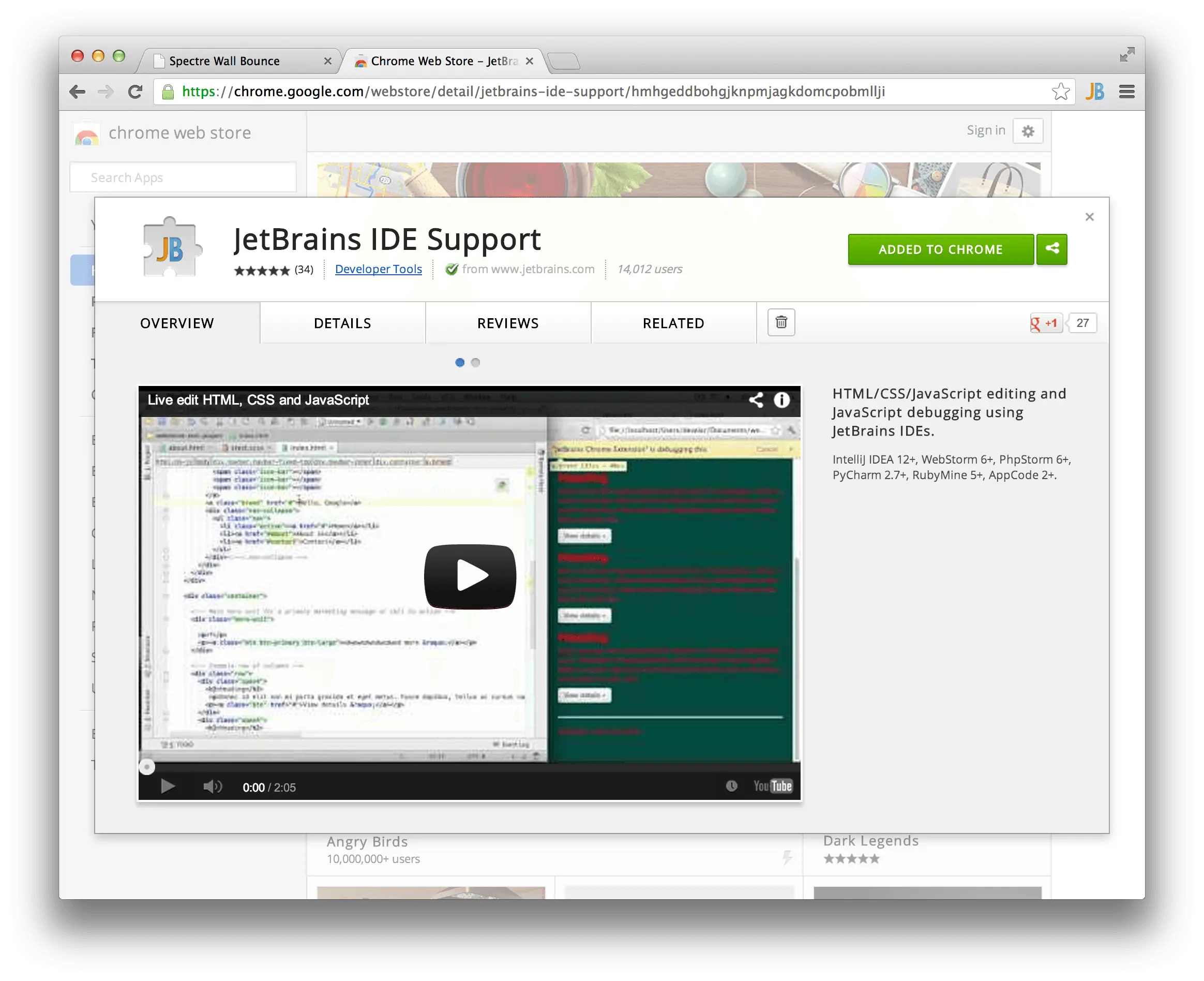Installing the Jetbrains IDE extension in the browser Installing the Jetbrains IDE extension in the browser